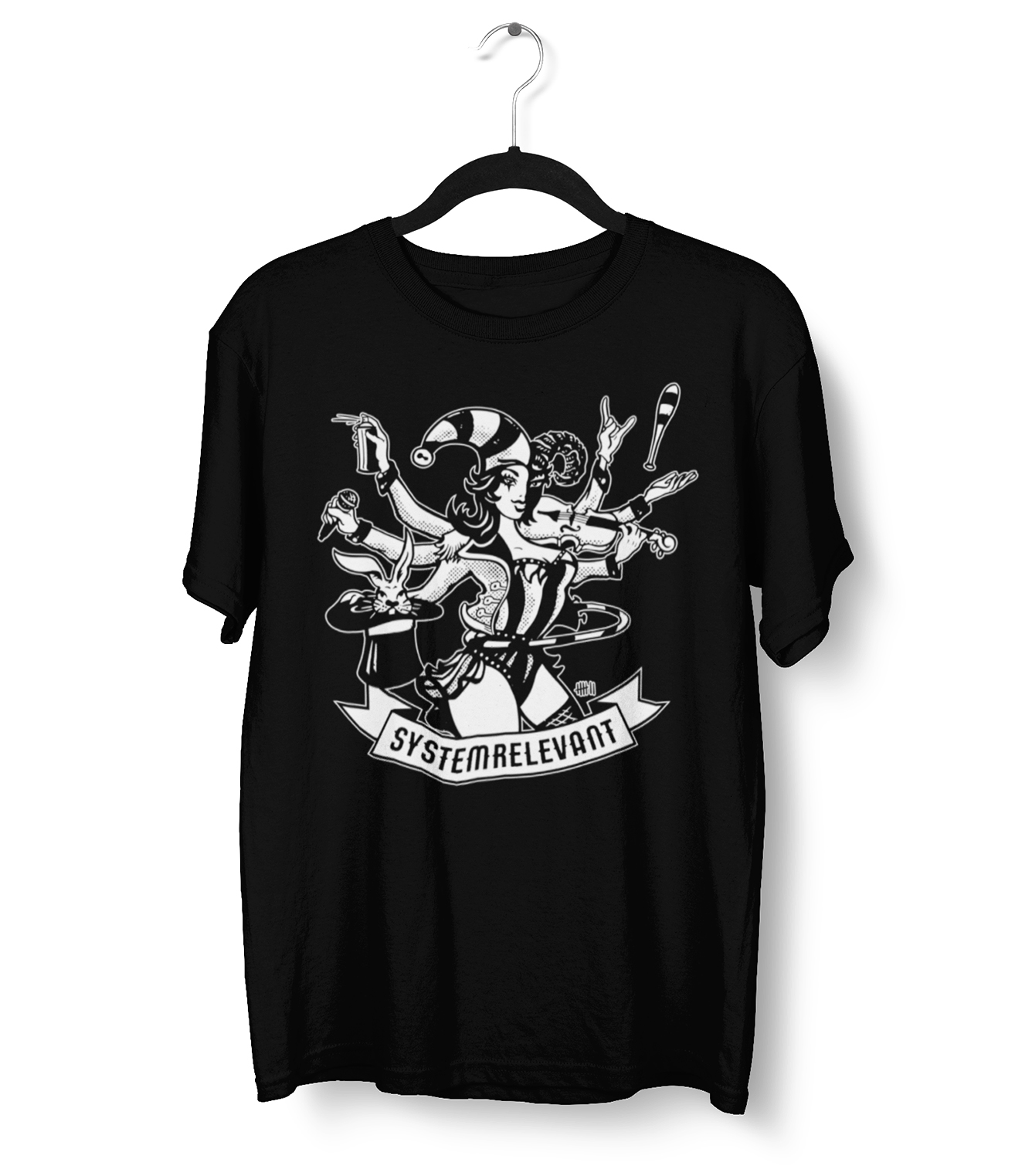 Kunstnothilfe "Systemrelevant" Damen T-Shirt